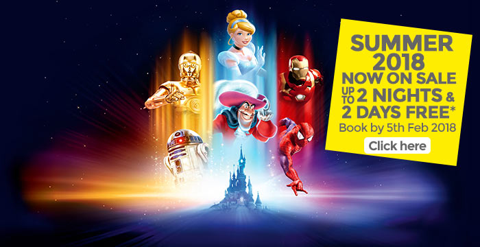 Disneyland paris deals eurostar 2018